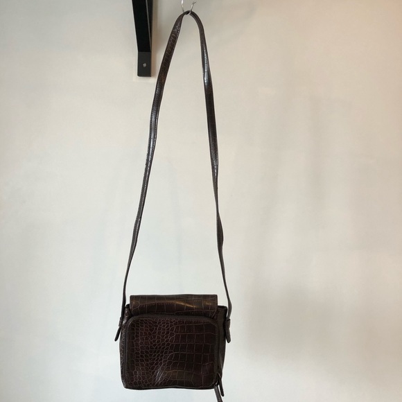 Nine West NWOT Earth Brown Vegan Reptile Snake - Picture 5 of 9